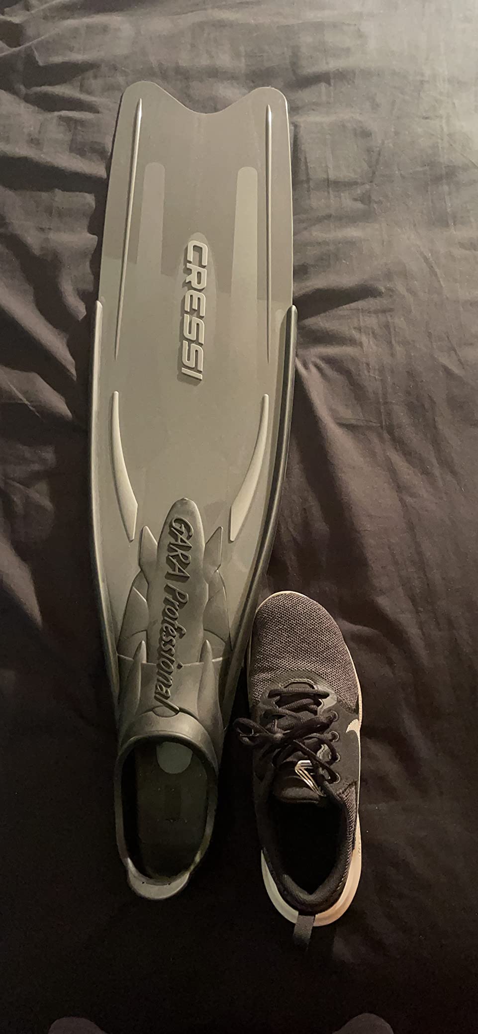 Cressi Gara Professional LD - Soft Full Pocket Long Blade Fins for Freediving Spearfishing, Made in Italy customer photo 2