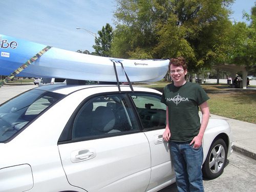 Attwood Universal Rack-Free Car-Top Kayak Carrier Kit, Foam Block Roof Transport System with Adjustable Straps & Bow/Stern Tie-Downs customer photo 2