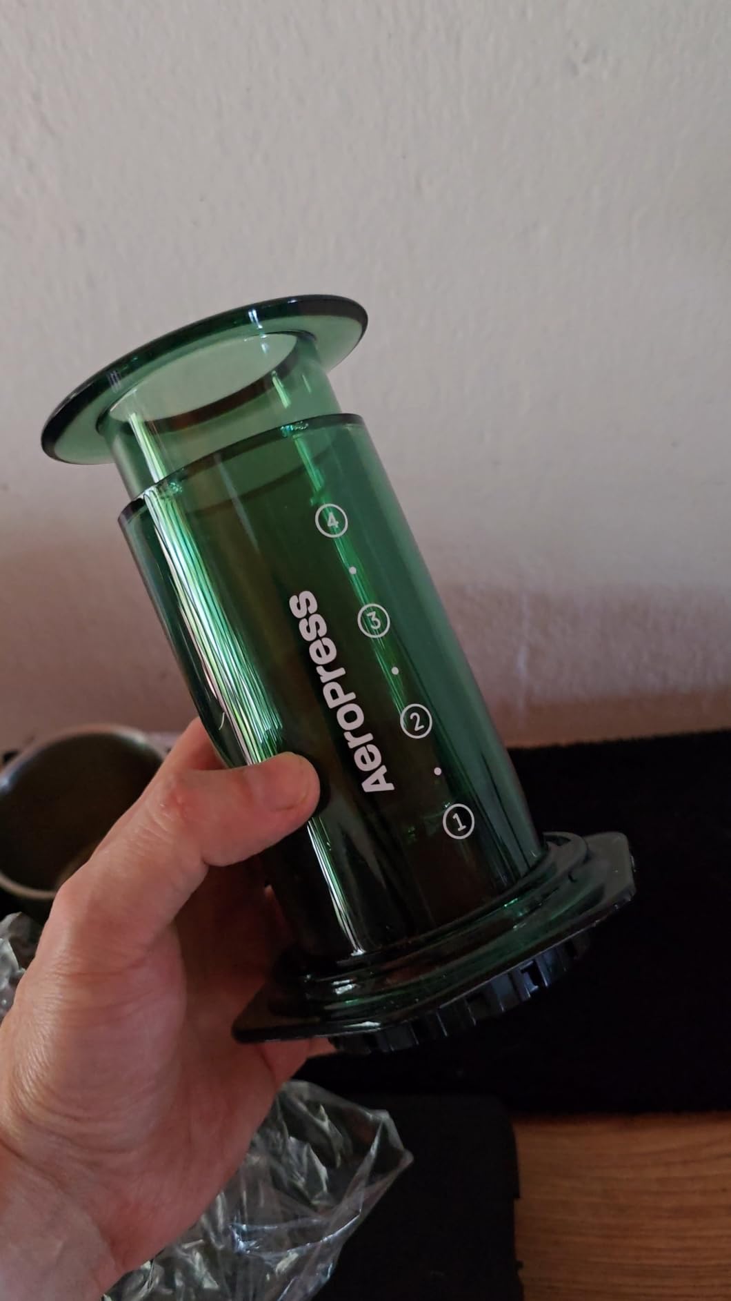 AeroPress Original Coffee Press, French Press, Pour-Over & Espresso Style | All-in-One Manual Coffee Maker, 2-Minute Brew, Less Bitterness, More Flavor, Portable, Travel & Camping customer photo 2