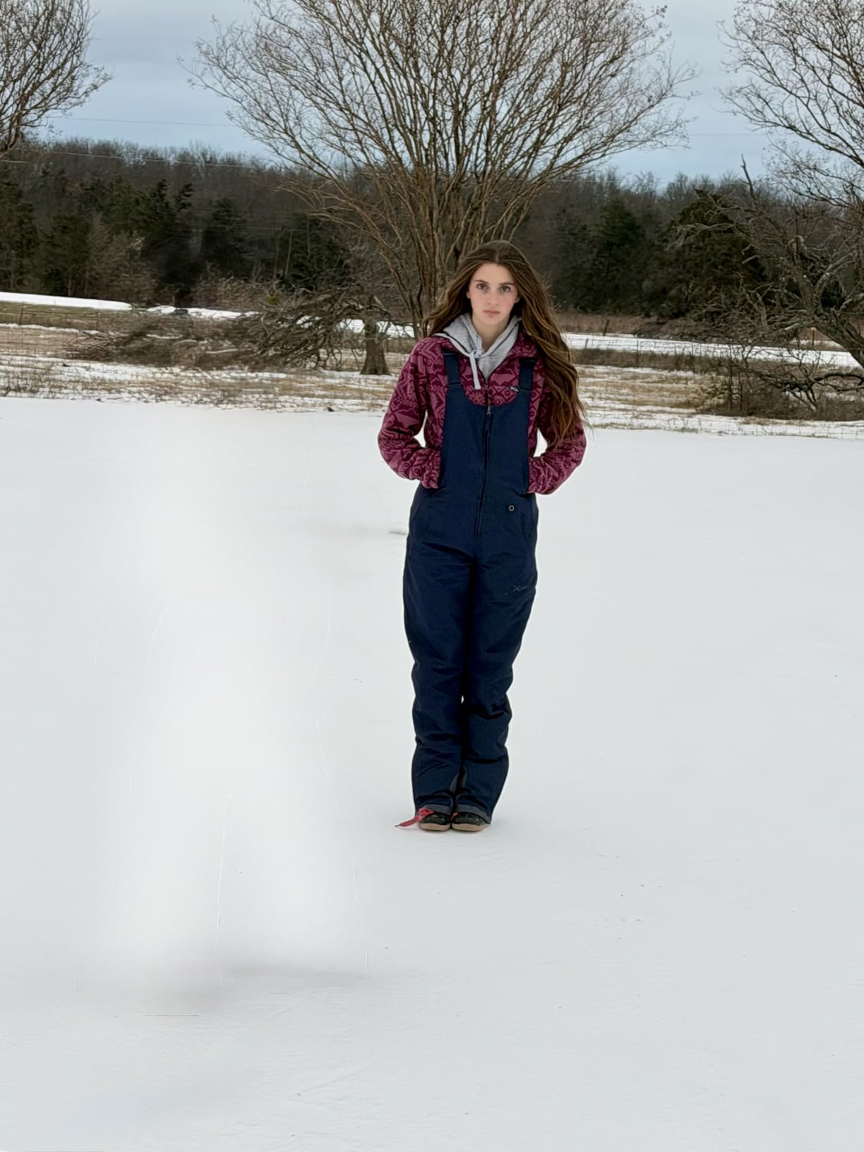 Women's Essential Insulated Ski Bibs, Water Resistant Snow Pants for Skiing & Snowboarding customer photo 1