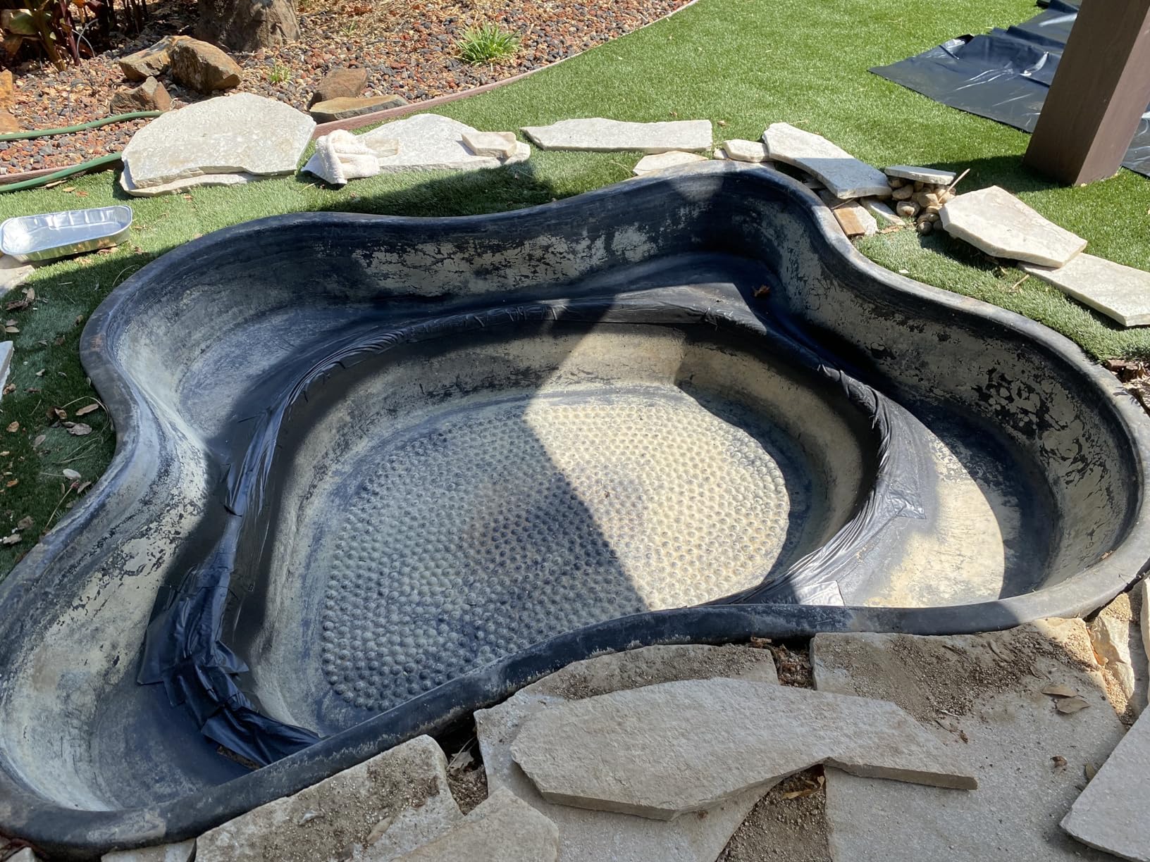 TotalPond 13 x 20 ft. PVC Pond Liner, For Ponds up to 1600 Gallons, 14.5 mil, Flexible and Easy to Install, Durable and Strong Reinforced Mesh Weave, UV and Tear Resistant, Multi-Purpose Use, Black customer photo 2
