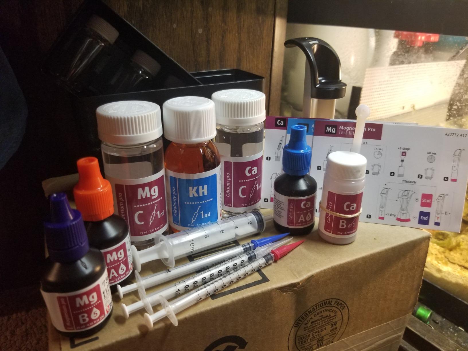 Red Sea Reef Foundation Pro Test Kit - Accurate Calcium, Alkalinity & Magnesium Testing for Saltwater Aquariums - 75 Tests, Easy-to-Use customer photo 2