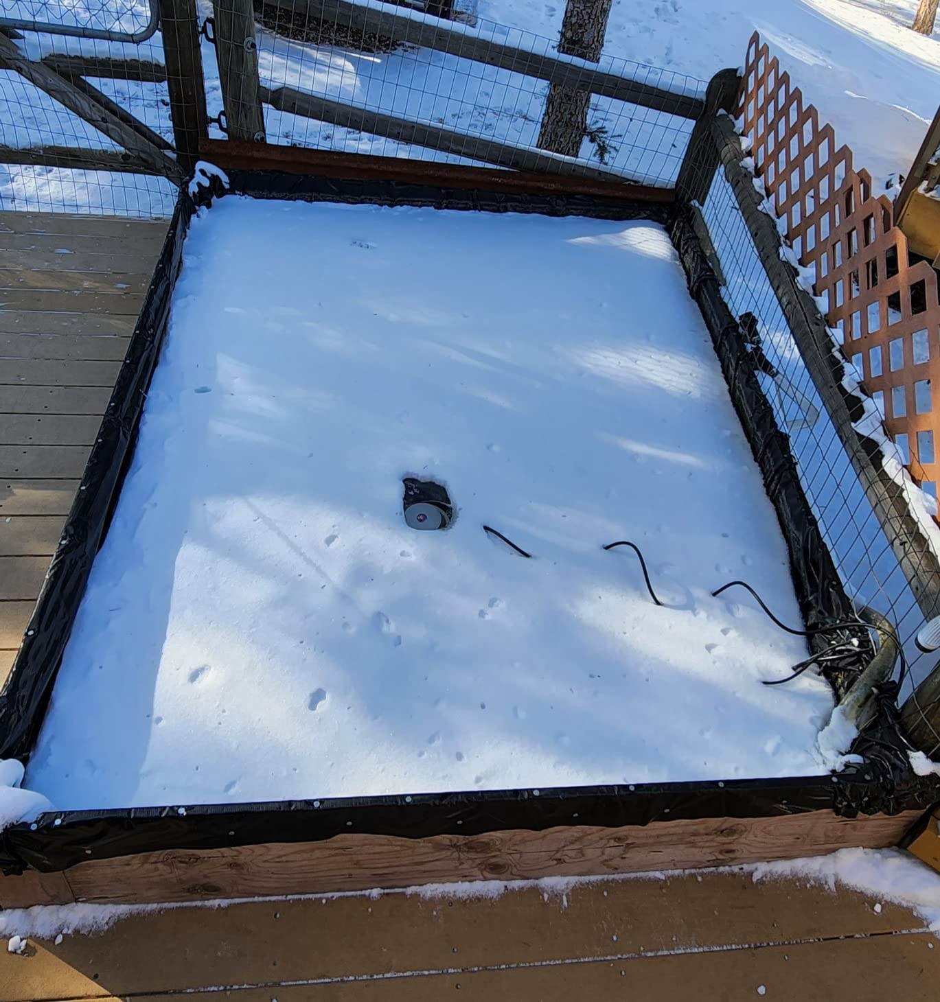 Aquascape Pond Heater Winter De-icer for Pond Water Feature Garden, 300 Watt 22' cord, 39000 customer photo 2