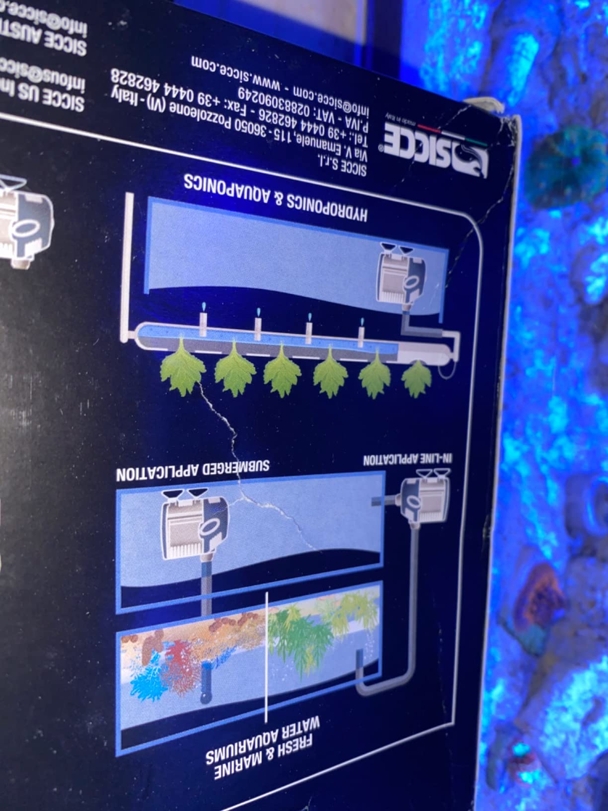 SICCE Syncra Silent 1.5 Multifunction 357 GPH Submersible Water Pump | Italian Made 23W Ultra Quiet Durable Aquarium Fish Tank, Fountain, Pond, Hydroponics, Terrarium Black | Freshwater & Saltwater customer photo 2