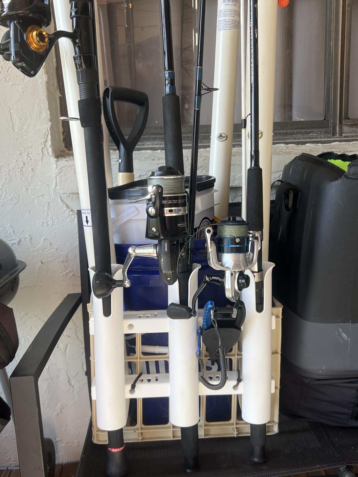 SeaSense 3-Rack Fishing Rod Holder for Your Boat, Pontoon, Garage customer photo 1