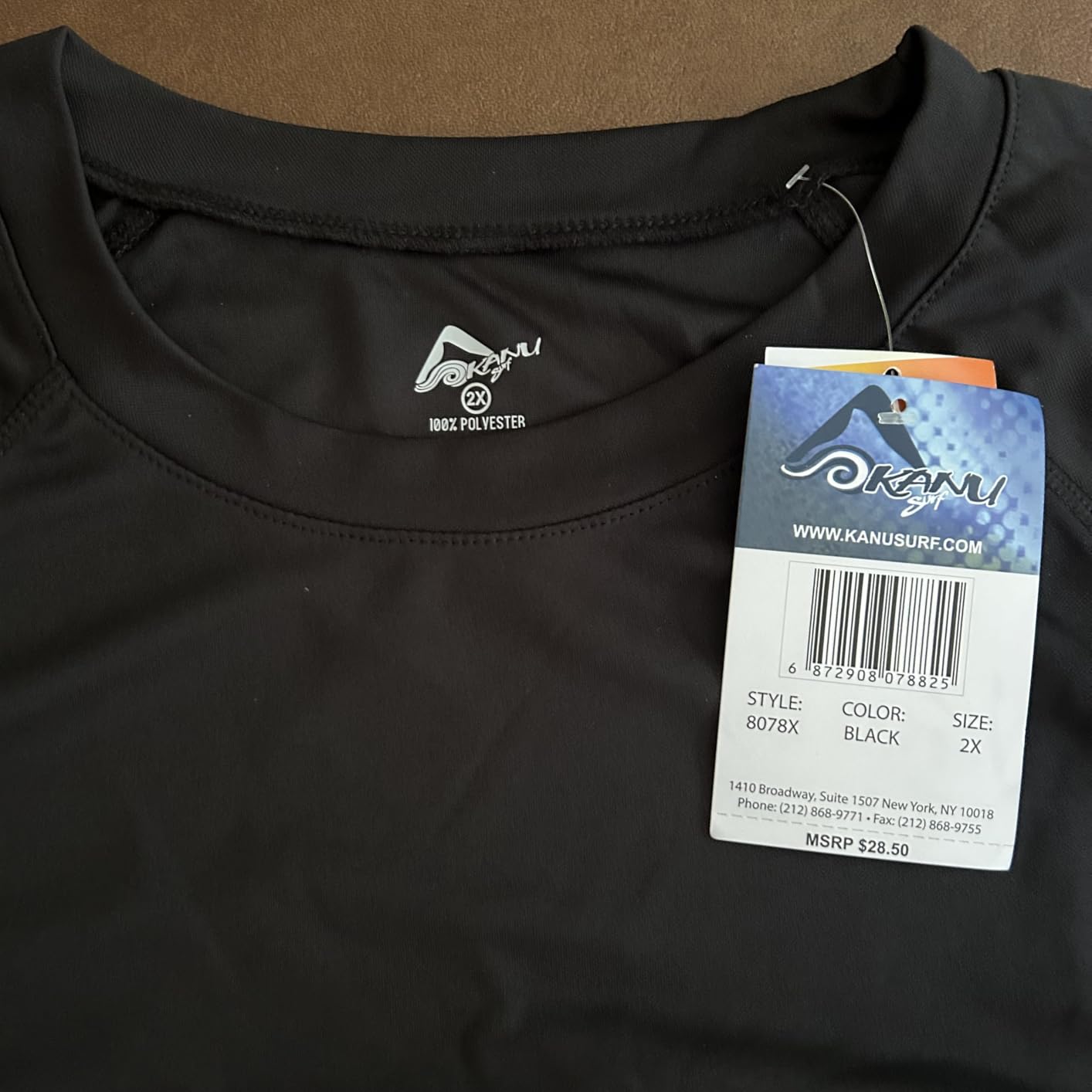 Kanu Surf Men's Swim Shirt with Short Sleeves - UPF 50+ Rash Guard with Quick-Dry Fabric customer photo 2