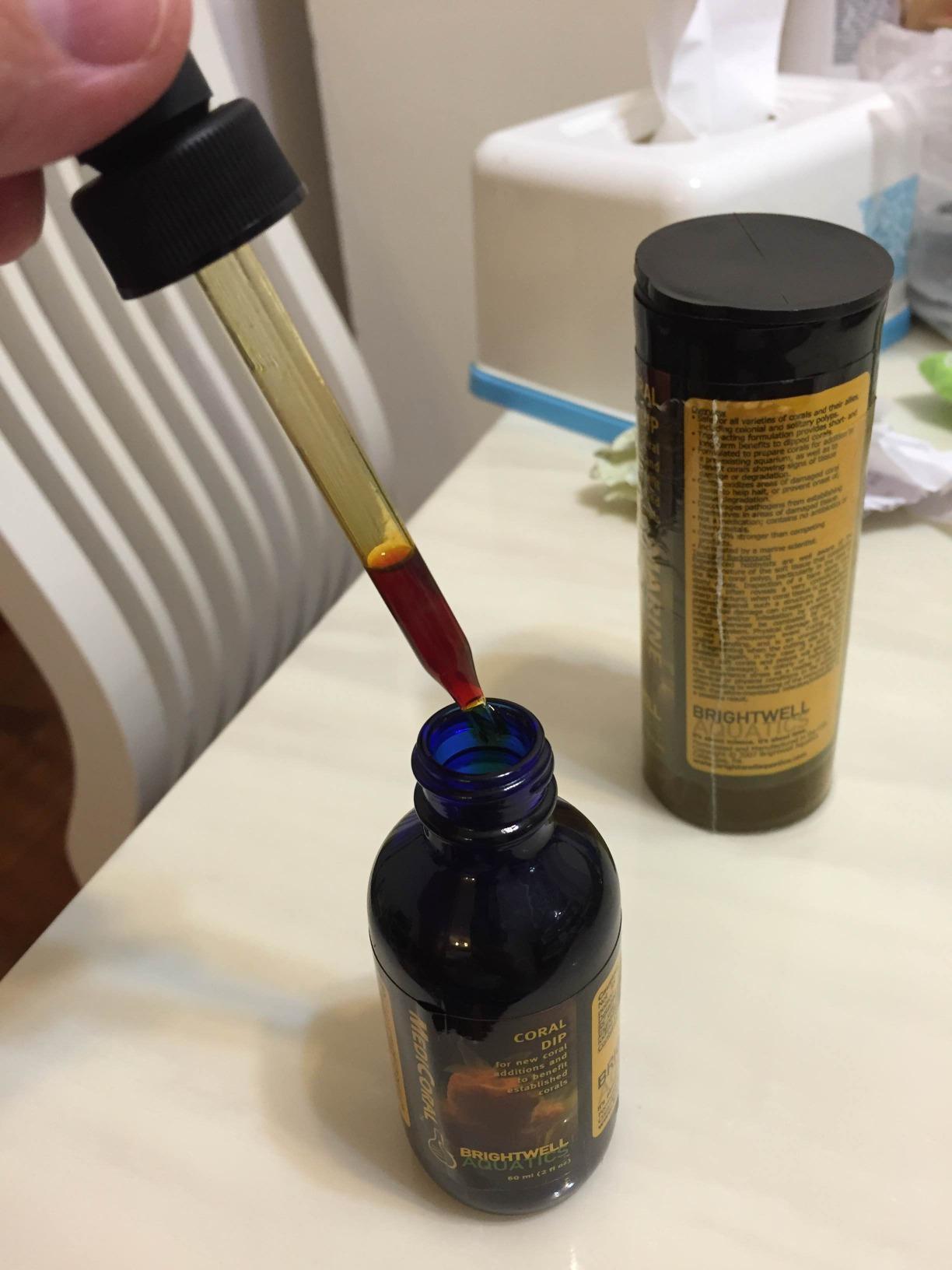 Brightwell Aquatics MediCoral - Coral Dip for New Coral Additions and to Benefit Established Corals, 30-ml customer photo 2