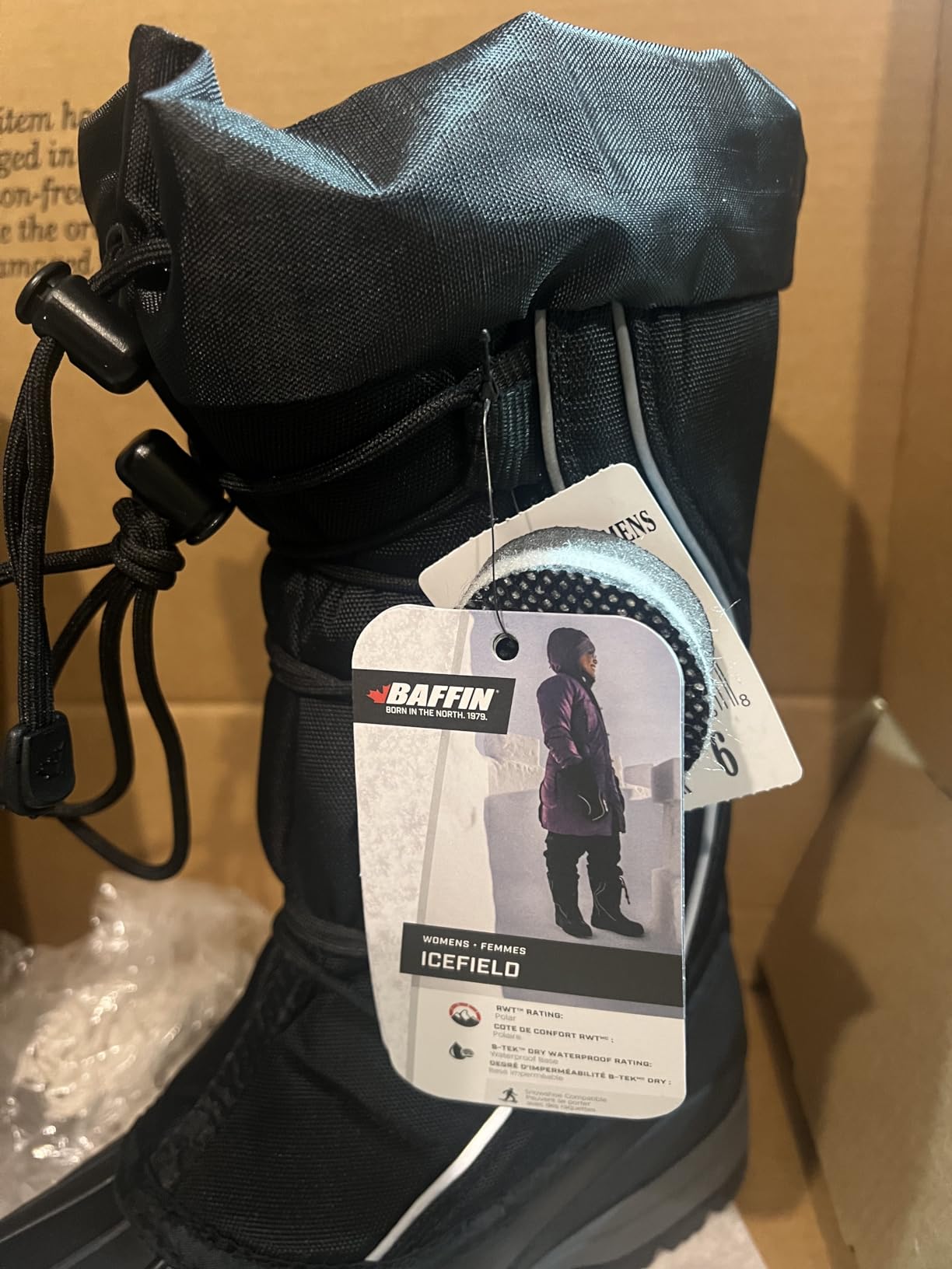 Baffin Women's ICEFIELD Tall Waterproof Lightweight Polar-Rated Snow Boots customer photo 2