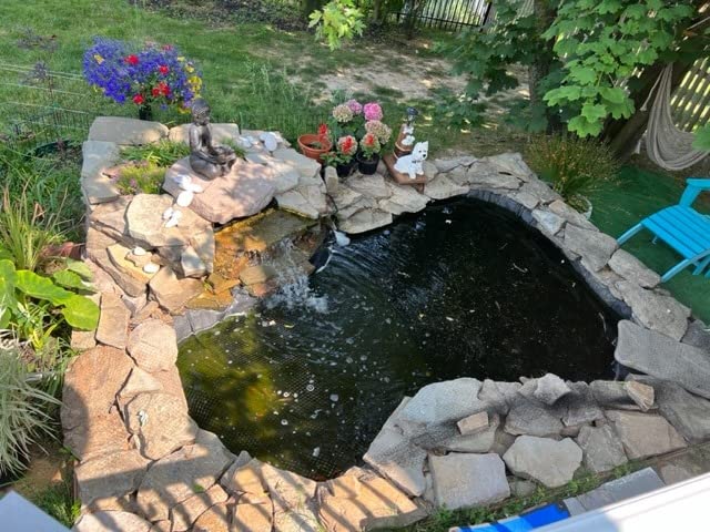 PondBuilder Crystal 4000 GPH Pond Kit 15 x 20 Ft EPDM Liner | Custom water feature kit, 20