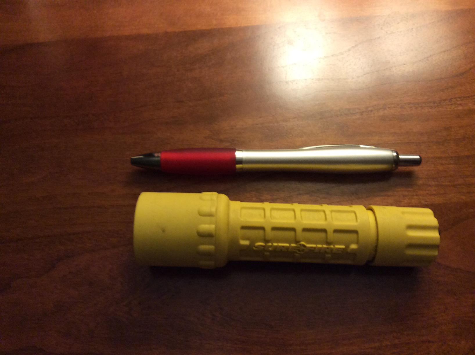 SureFire G2X Tactical Single-Output LED Flashlight with Tactical tailcap click switch, Black customer photo 1