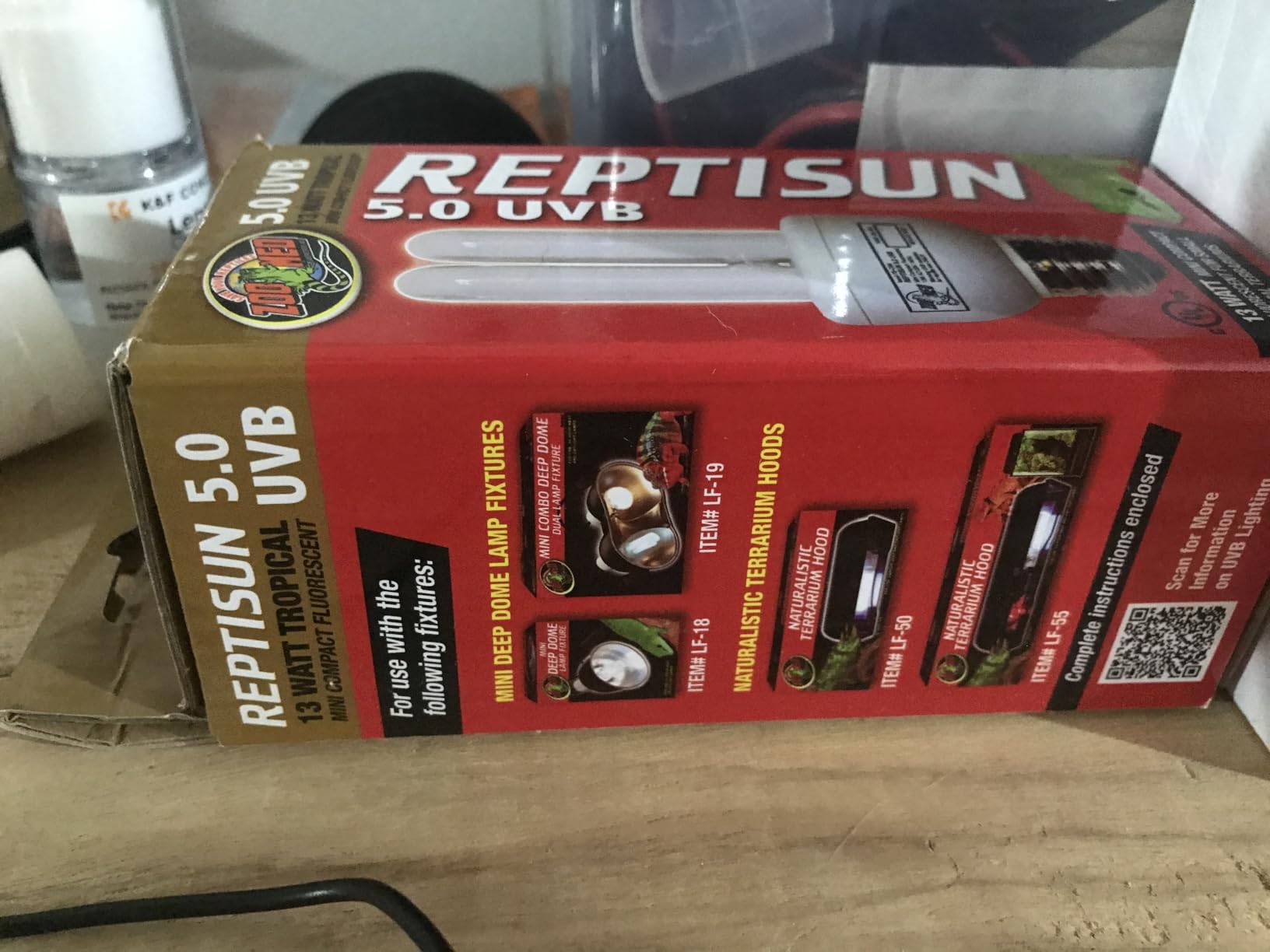 Zoo Med ReptiSun 5.0 Mini Compact Fluorescent Lamp 13 Watts customer photo 1