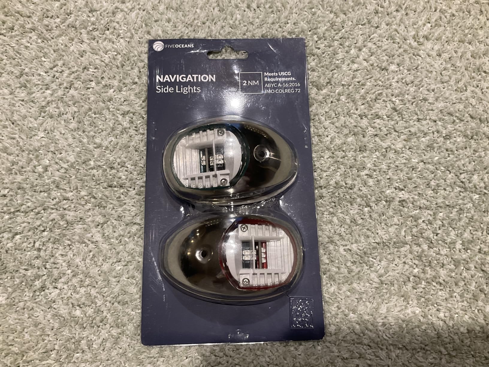 Five Oceans Boat Navigation Lights, LED Bow Light, USCG 2NM Certified customer photo 2