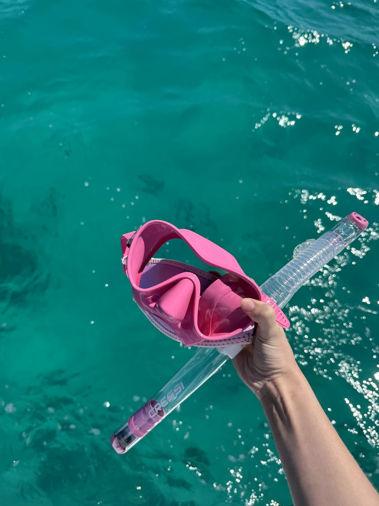 Cressi F1, Scuba Diving Snorkeling Frameless Mask - Perfect Seal Silicone Skirt - Designed in Italy customer photo 1