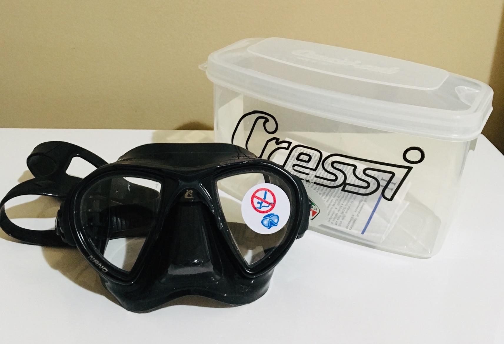 Cressi Low Volume Adult Mask for Scuba, Freediving, Spearfishing - Nano Made in Italy customer photo 2
