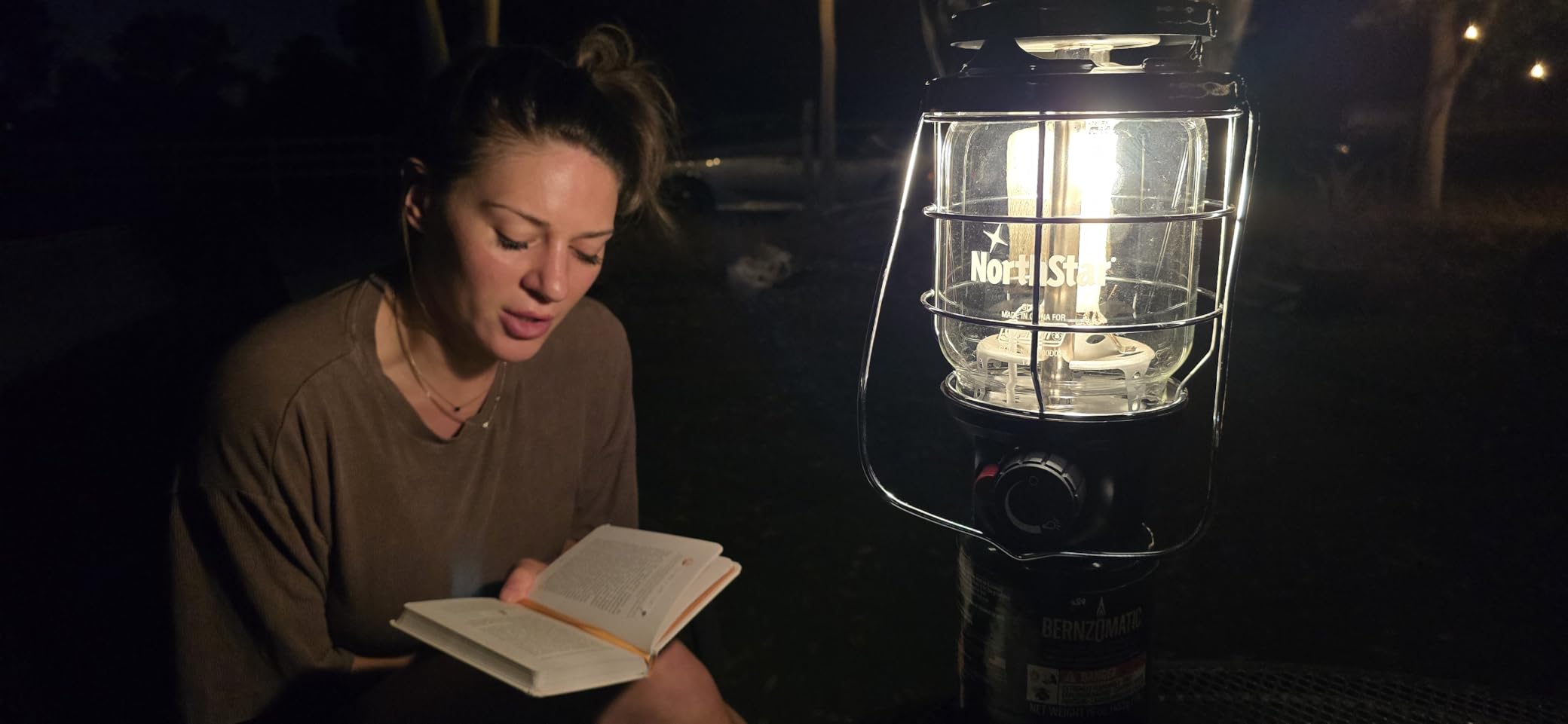 Coleman Northstar 1500 Lumens Gas Lantern with Matchless Lighting, Folding Propane Lantern with Mantles & Globe for Camping, Power Outage, Outdoor Lighting, & More customer photo 2