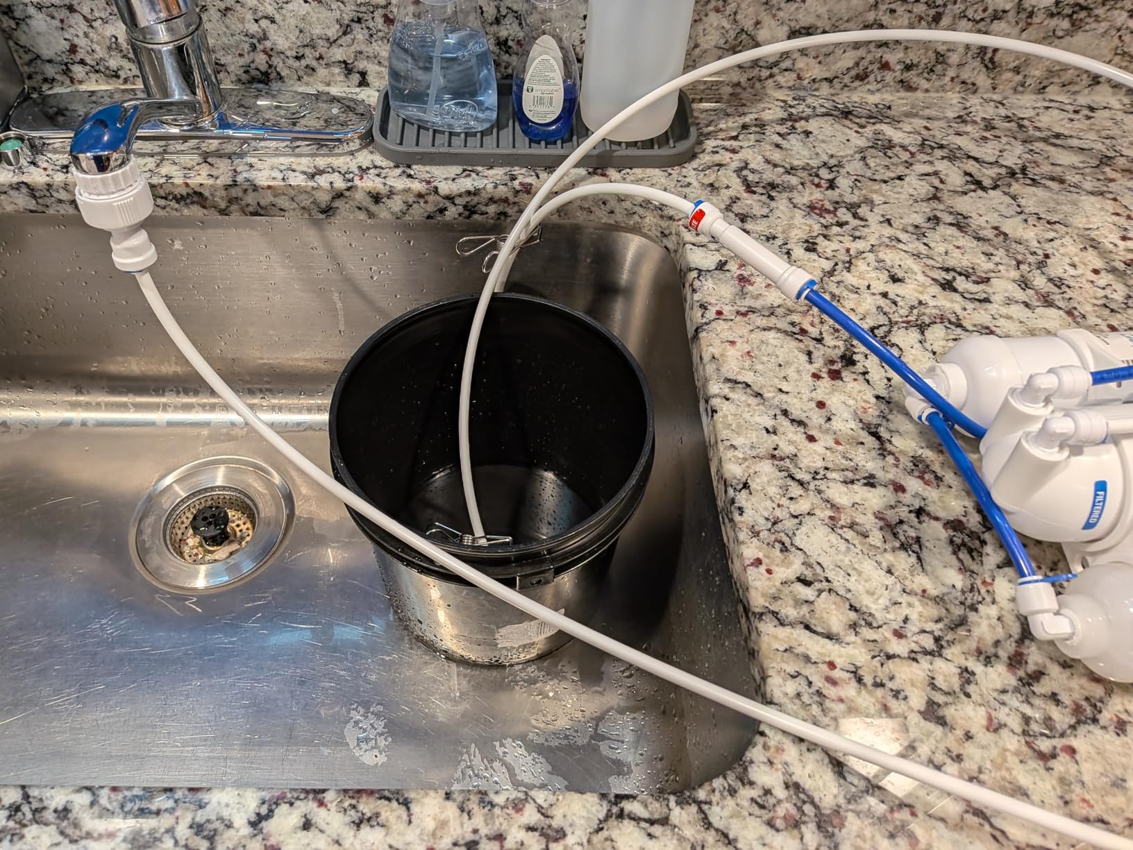Aquatic Life RO Buddie 3-Stage Aquarium Water Filter System, Reverse Osmosis RO Filtration Unit for Fish Tank, Fountains, and More, 50 GPD (Gallons Per Day) customer photo 2