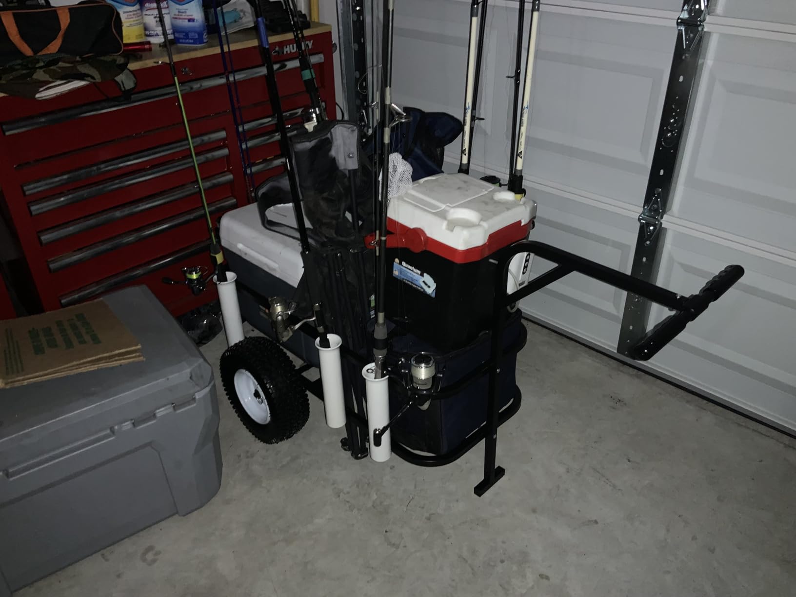 Sea Striker Deluxe Surf, Pier and Beach Cart - Outdoor Fishing Rolling Wheel Wagon customer photo 1