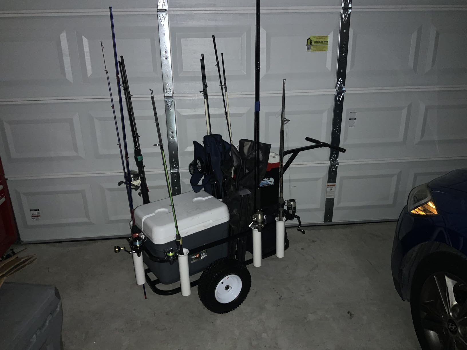 Sea Striker Deluxe Surf, Pier and Beach Cart - Outdoor Fishing Rolling Wheel Wagon customer photo 2
