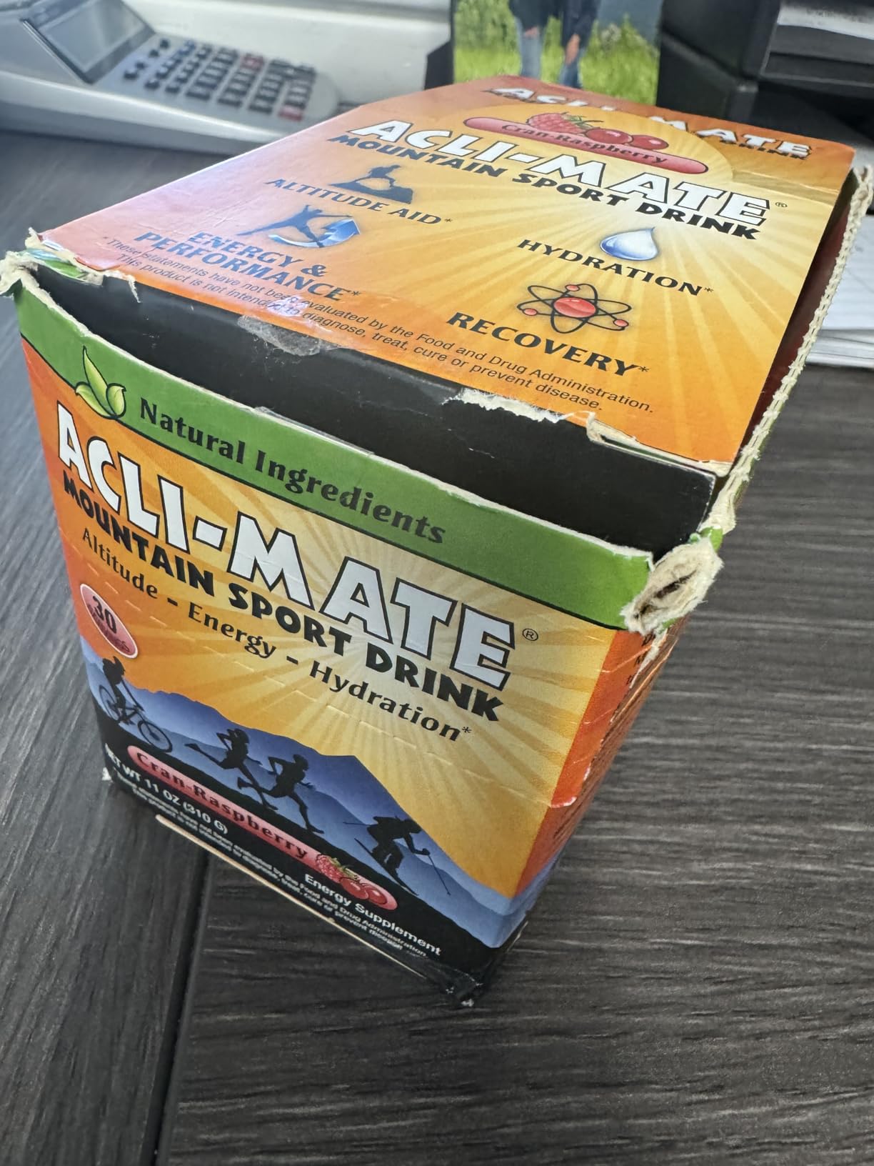 Acli-Mate High Altitude Electrolyte Powder Packets (30CT, CranRaspberry) | Mountain Sport Hydration Drink Mix supporting altitude acclimatization, energy & recovery for running, hiking, cycling & more customer photo 2