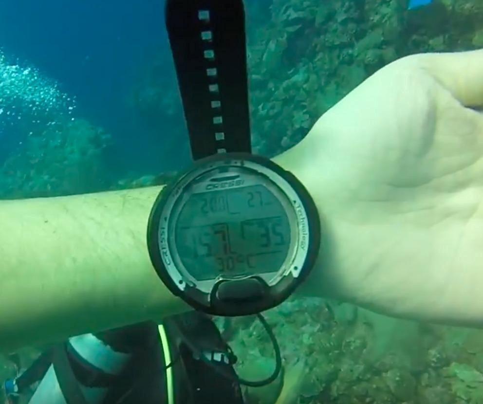Cressi Leonardo 2.0 Scuba Dive Watch, Air Nitrox Gauge, Black/Yellow - Dive Computer, Single-Button Control, Visual & Audible Alarm customer photo 1