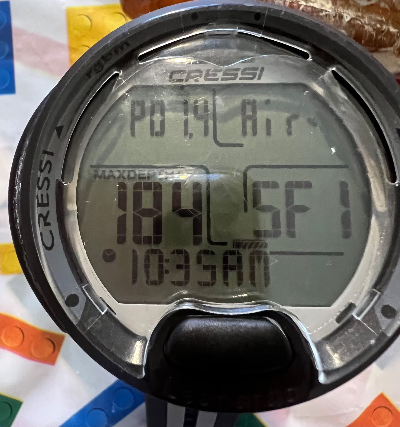 Cressi Leonardo 2.0 Scuba Dive Watch, Air Nitrox Gauge, Black/Yellow - Dive Computer, Single-Button Control, Visual & Audible Alarm customer photo 2
