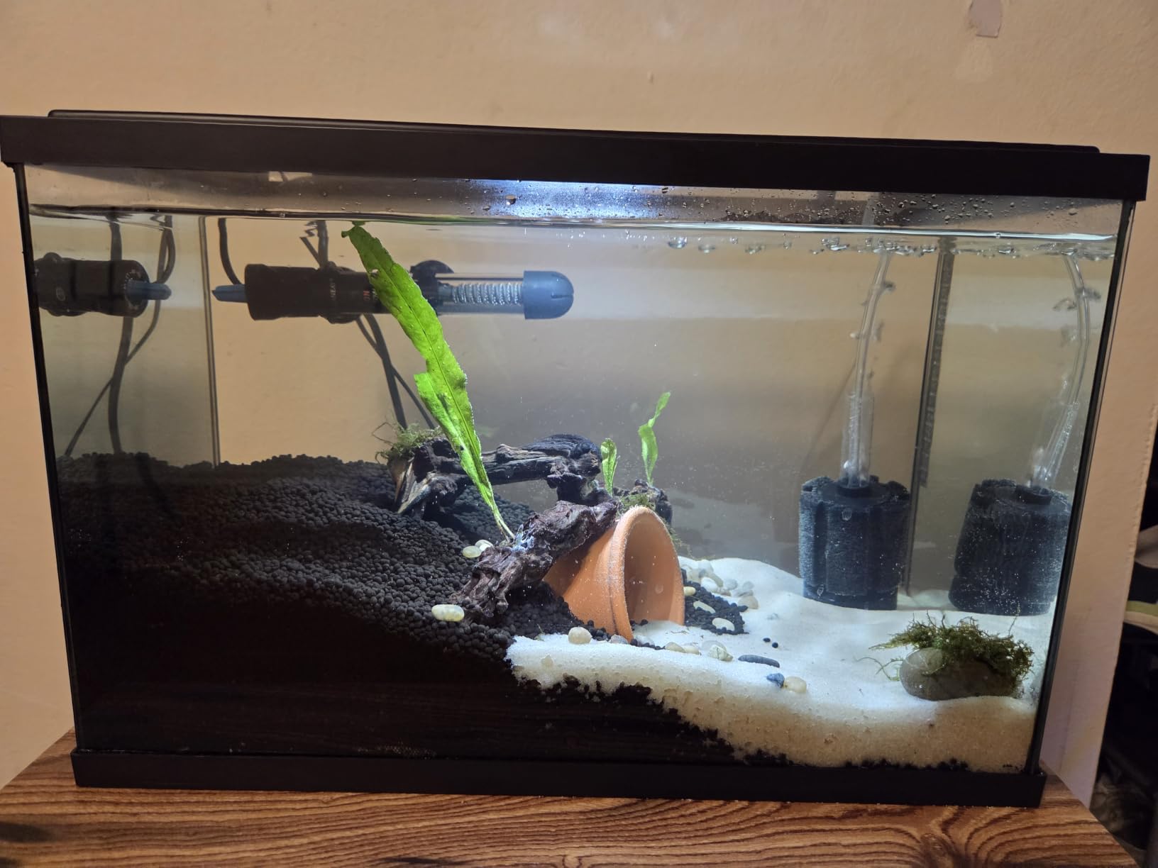 Fluval 12694 Plant and Shrimp Stratum for Freshwater Fish Tanks, 8.8 lbs. | Aquarium Substrate for Strong Plant Growth, Supports Neutral to Slightly Acidic pH customer photo 1