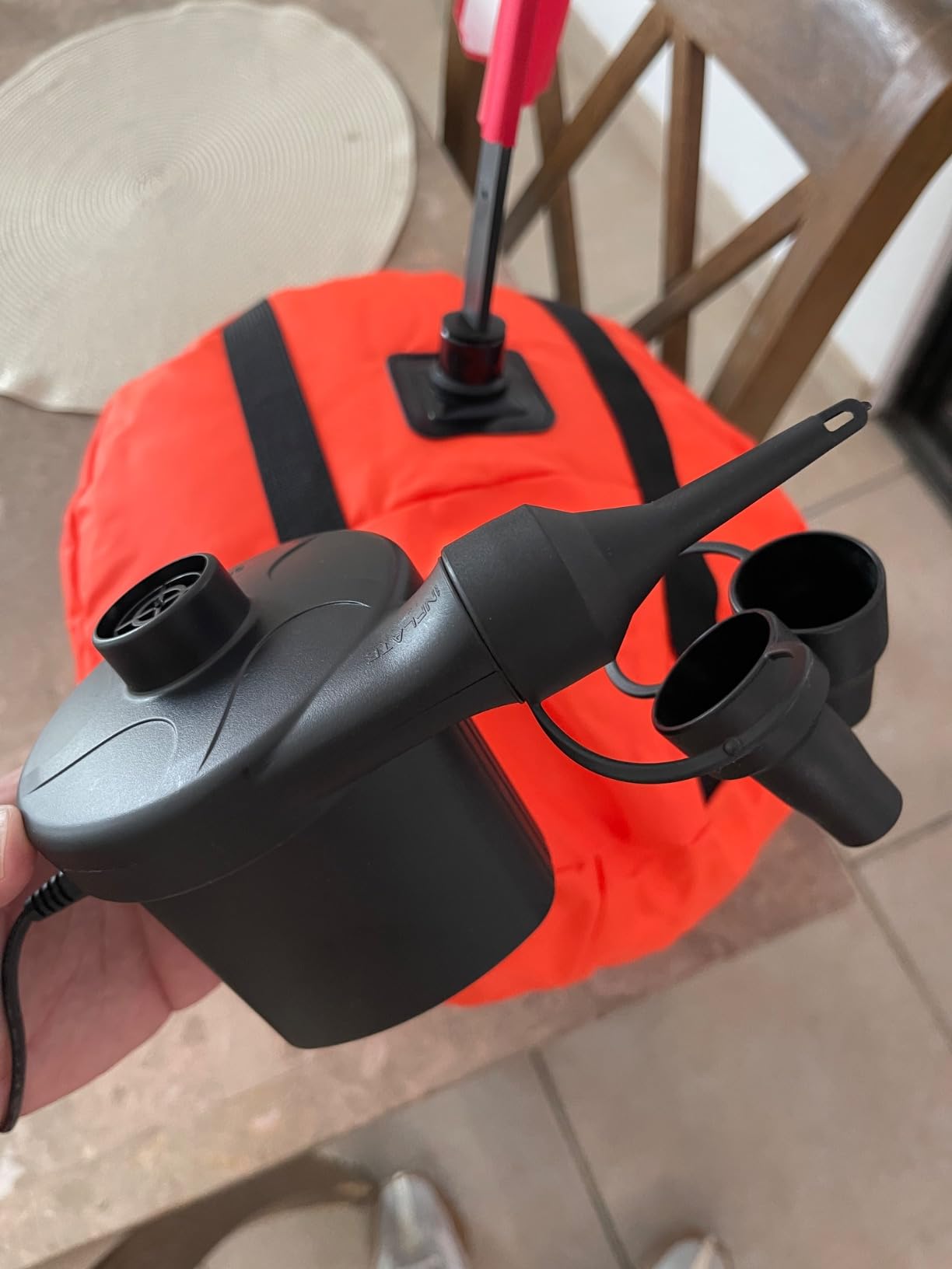 Scuba Choice Spearfishing Buoy Float with Dive Flag - High-Visibility, Durable 420D Nylon Cover, PVC Bladder for Scuba Diving & Freediving customer photo 2
