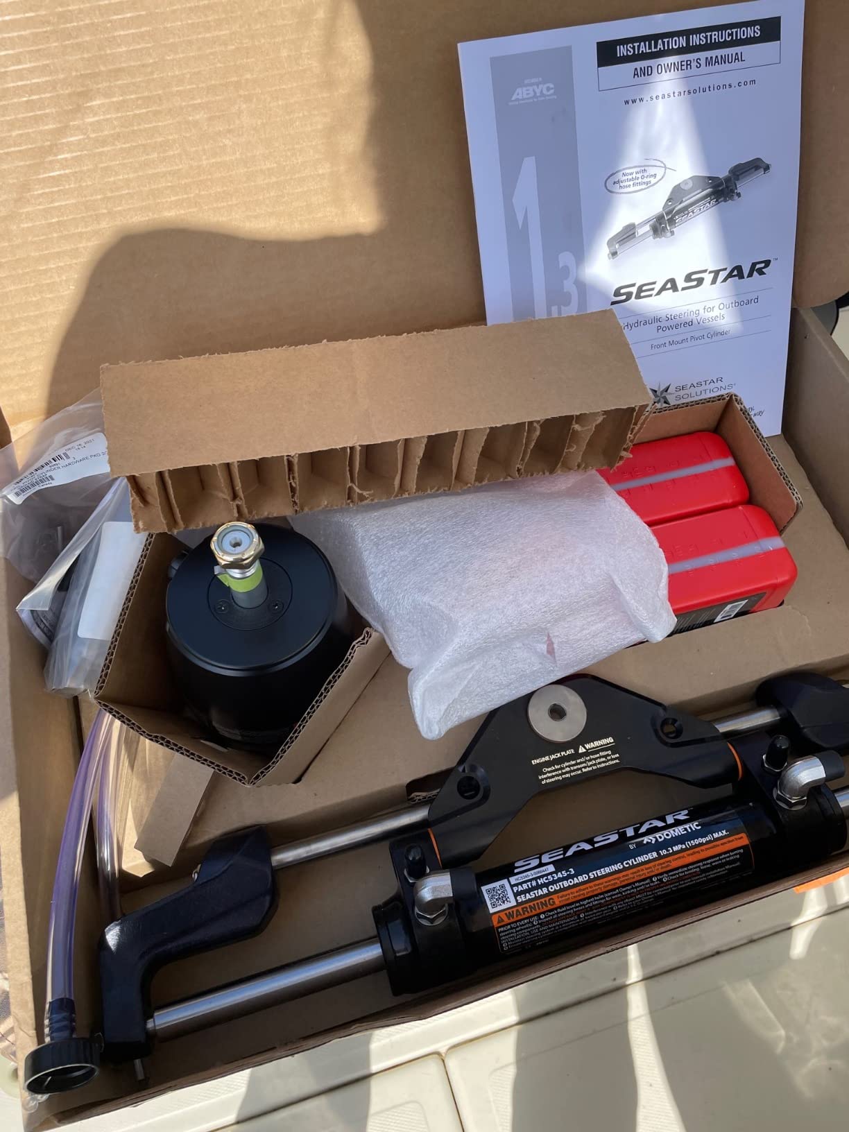 Dometic SeaStar Hydraulic Steering Kit, HK6400A-3 customer photo 1