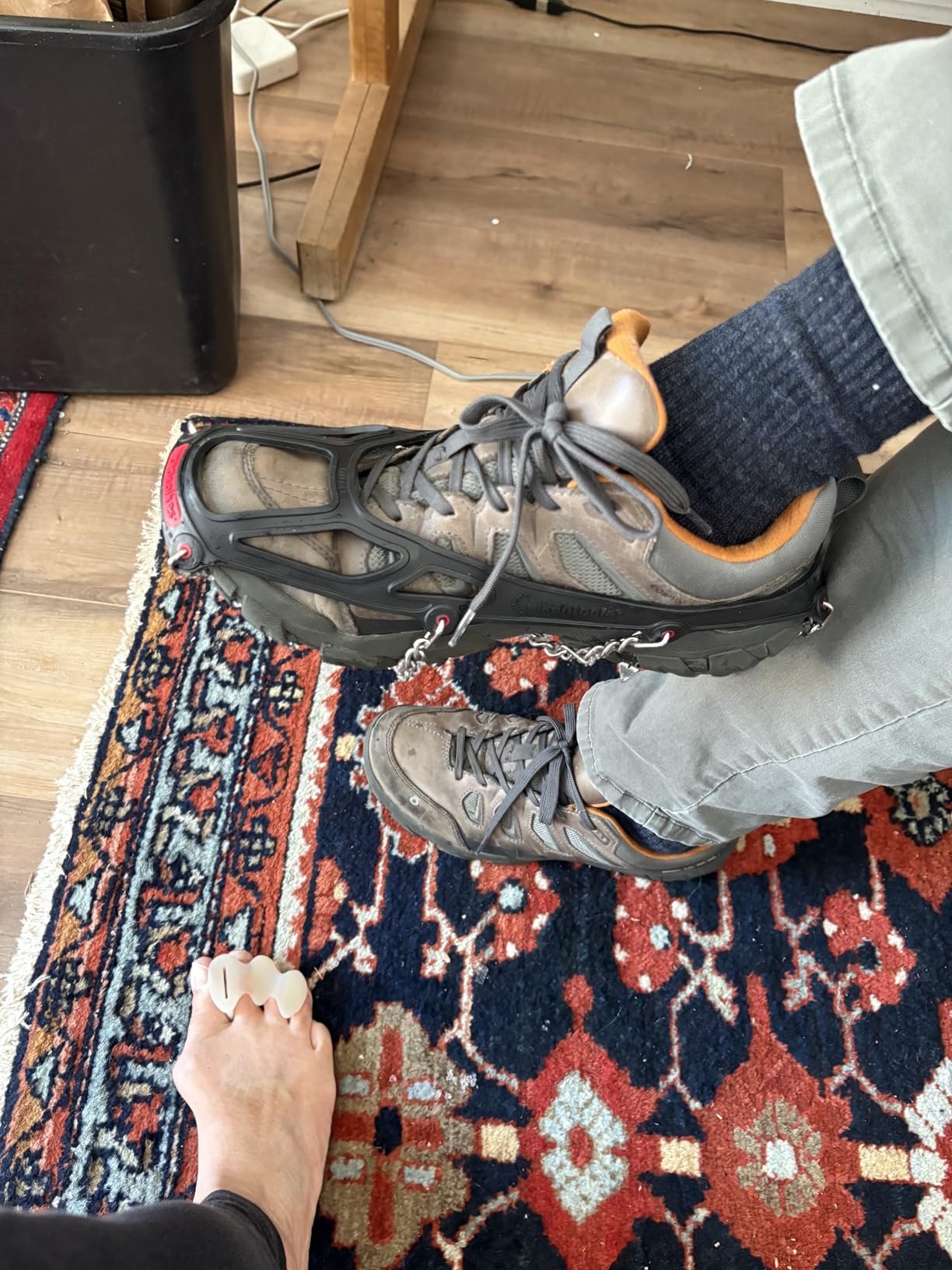 Kahtoola MICROspikes Footwear Traction for Winter, Snow & Ice Trail Hiking customer photo 2
