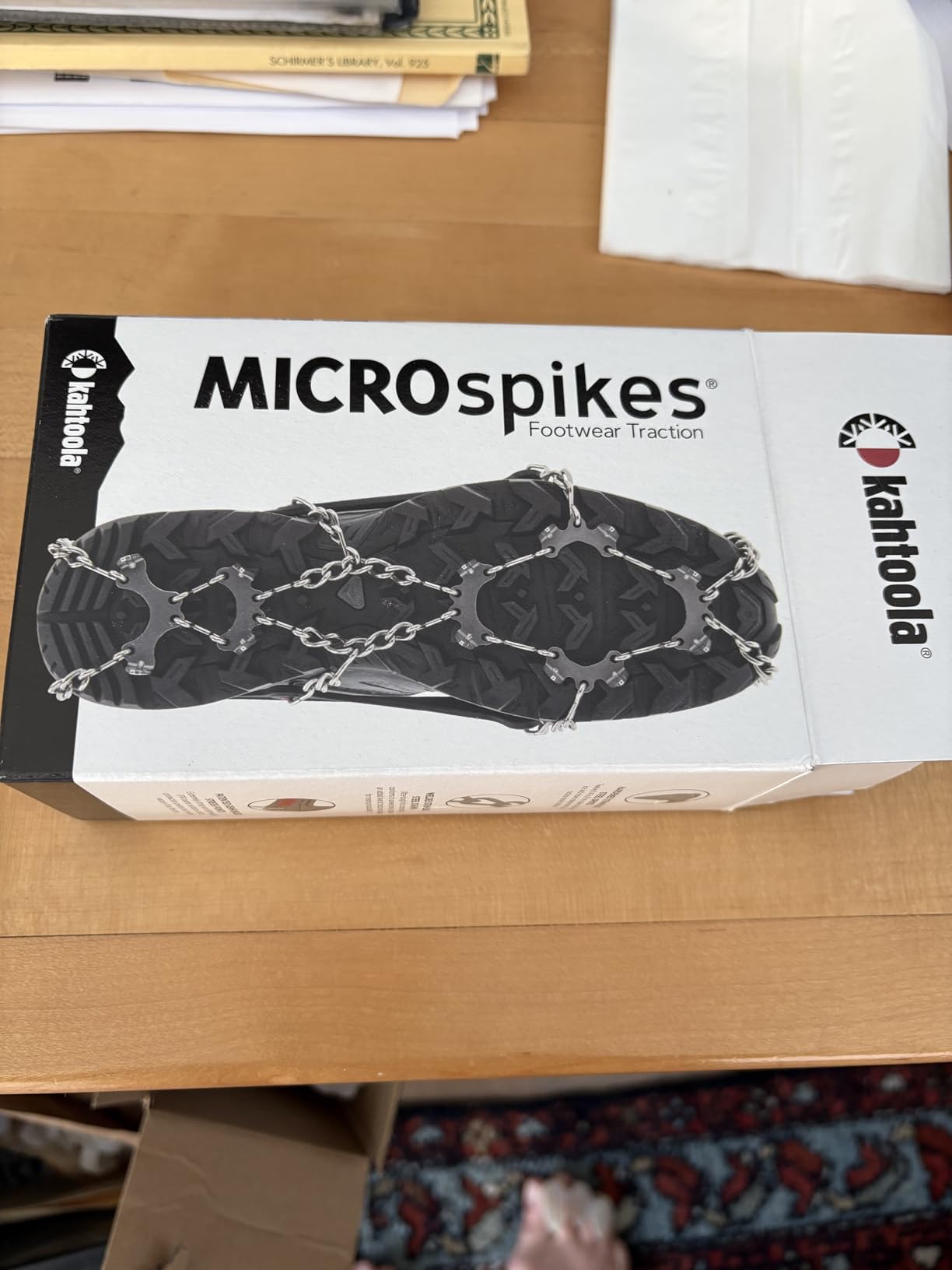 Kahtoola MICROspikes Footwear Traction for Winter, Snow & Ice Trail Hiking customer photo 1