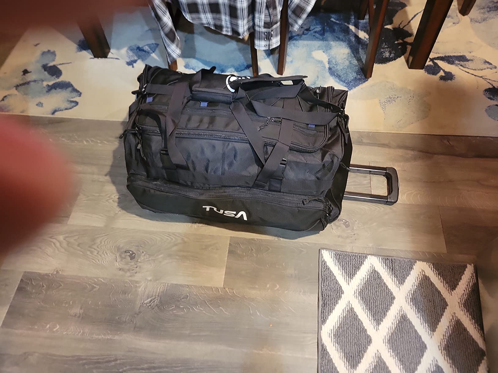 TUSA Dive Gear Roller Duffle Bag in Black customer photo 1