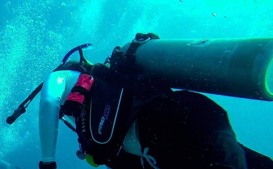 Scuba Choice Surface Marker Buoy (SMB) High-Visibility Dive Signal Tube, Durable Nylon TPU, Compact & BCD-Compatible, Easy Oral Inflator for Diving, Freediving & Underwater Safety customer photo 2
