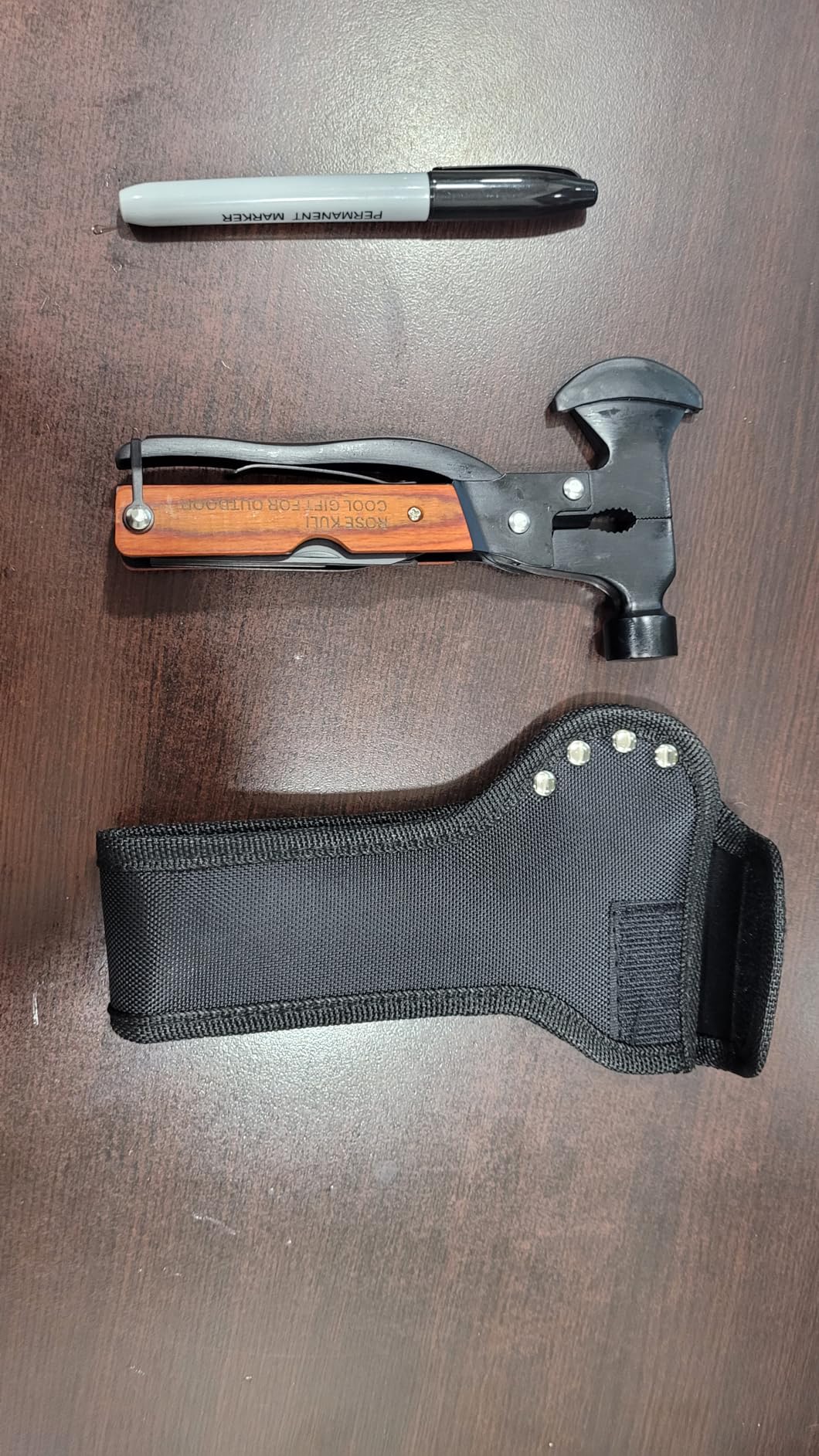 18-in-1 Multitool Camping Axe Hammer, Multi Tool with Plier, Knife | Emergency Escape Tool, Survival Gear for Outdoor Hunting Hiking, Fathers Day Gift for Men Dad Husband Boyfriend customer photo 2