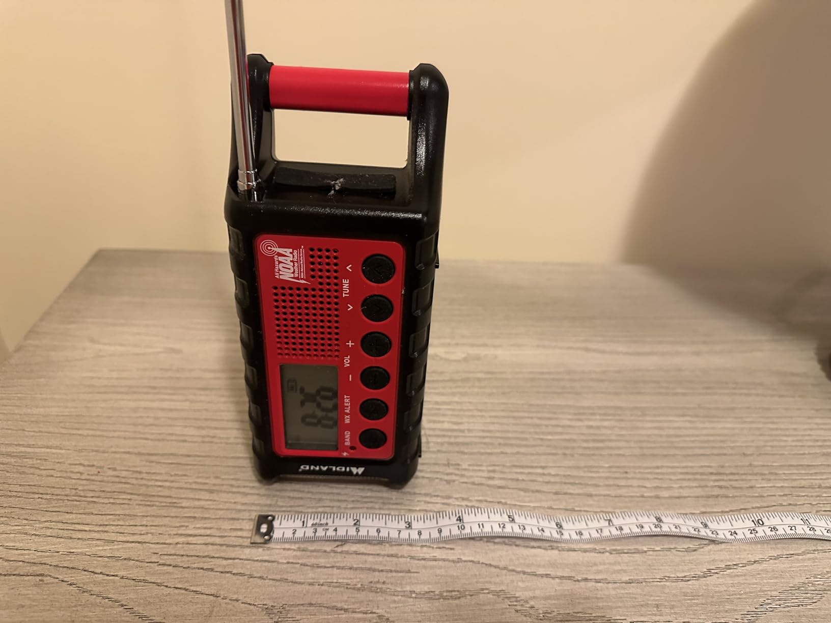 Midland - ER310, Emergency Crank Weather AM/FM Radio - Multiple Power Sources, SOS Emergency Flashlight, Ultrasonic Dog Whistle, & NOAA Weather Scan + Alert customer photo 1