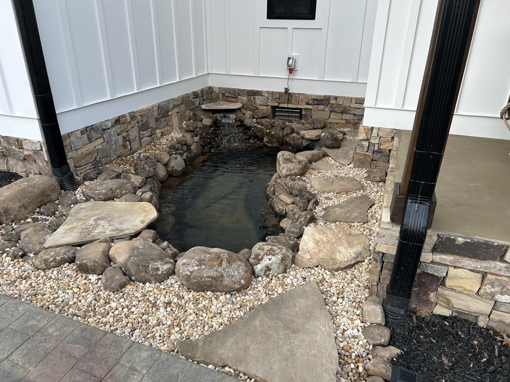 Simply Ponds 1200 GPH Water Garden Koi Pond Kit 10 x 15 Ft EPDM Liner | Custom water feature, 10