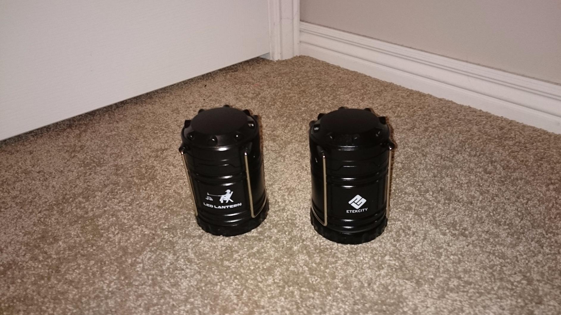 Etekcity LED Camping Lanterns, Battery Included, 4 Pack | Power Outages, Hurricane Preparedness, Camping Essentials, Emergency Kit, Water Resistant, Collapsible Design customer photo 2