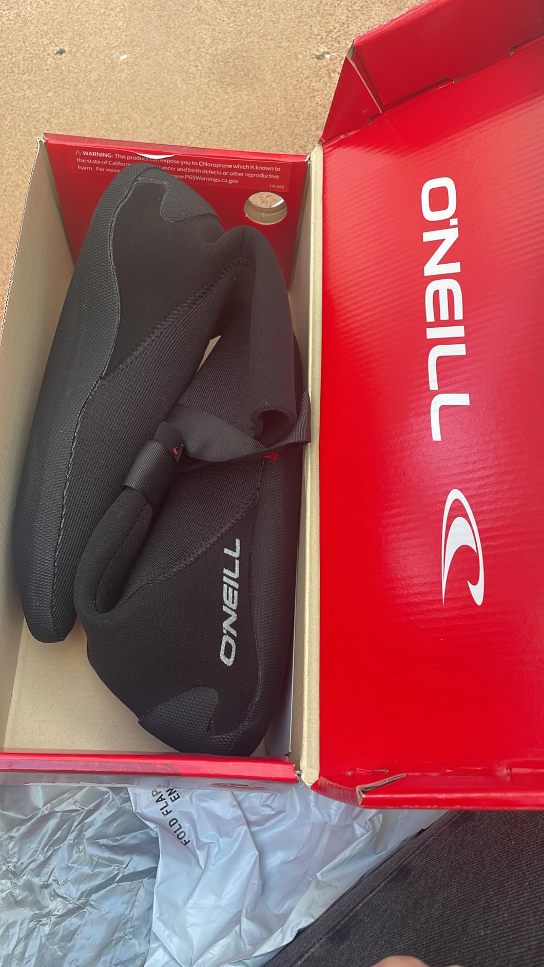 O'Neill Ninja 3mm Split Toe Neoprene Boot, Textured Rubber Sole for Surfing, Paddleboarding, Snorkeling, and Any Water Activities customer photo 1