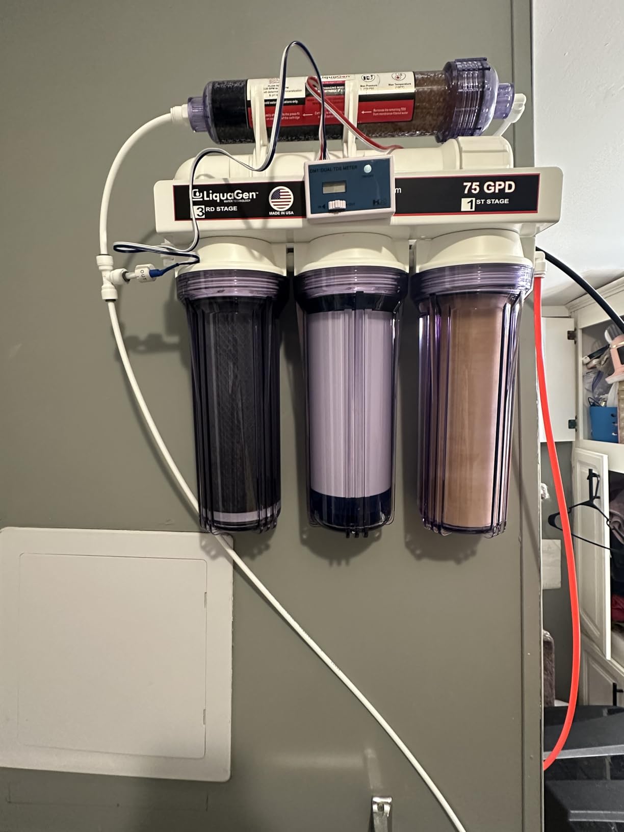 LiquaGen 5 Stage Reverse Osmosis & Deionization (RODI) Aquarium Reef Water Filter System - 75 GPD customer photo 1