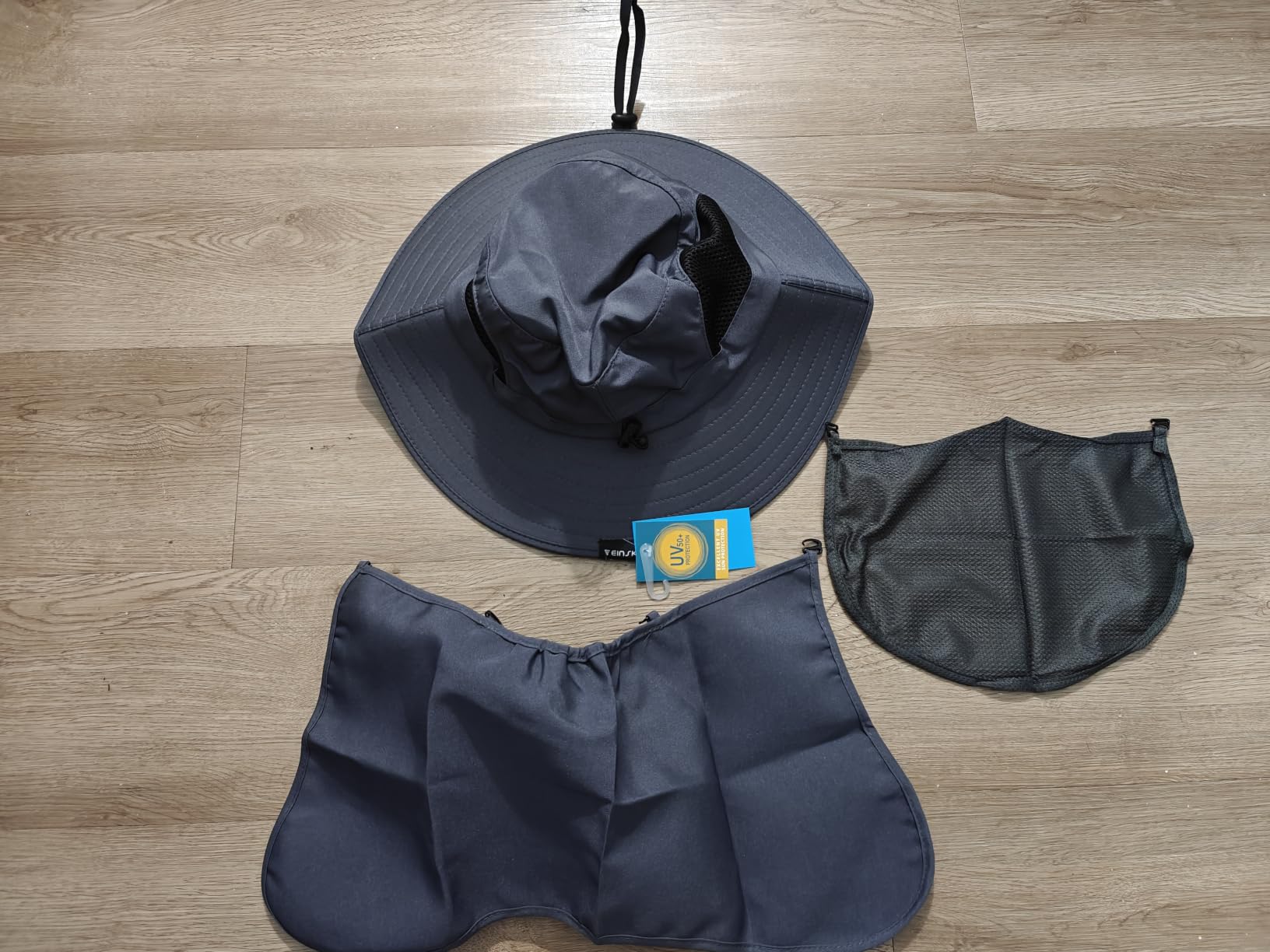 Wide Brim Sun Bucket Hat, Waterproof Boonie Hat for Men & Women customer photo 2