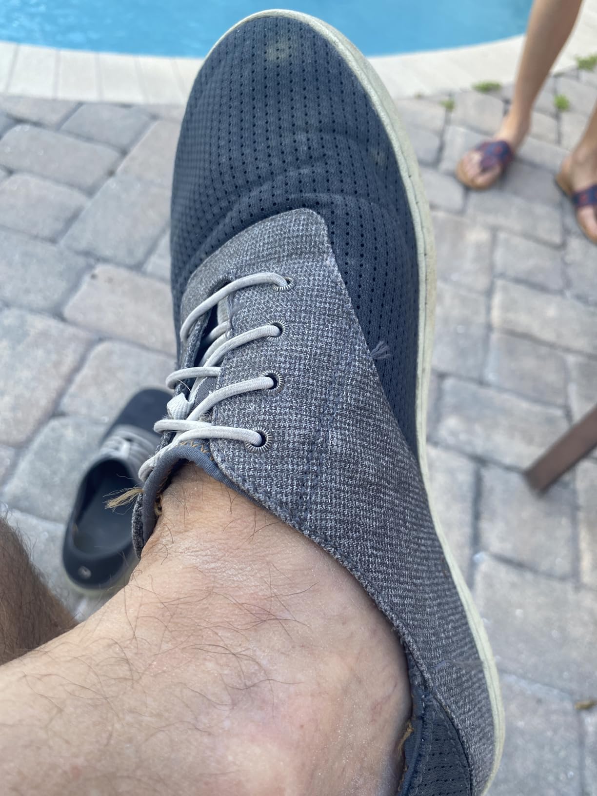 OluKai Nohea Moku Men's No Tie Boat Shoes, Breathable & Quick Dry Mesh | Effortless Design & Barefoot Wearability, All-Day Comfort & Support customer photo 2