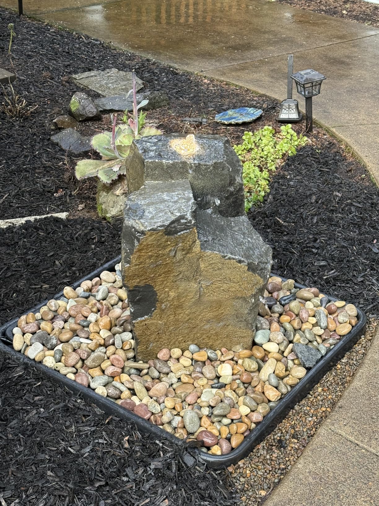 Aquascape AquaBasin 30 Fountain and Water Feature Basin for Landscape and Garden, 27 Gallon, Black customer photo 2