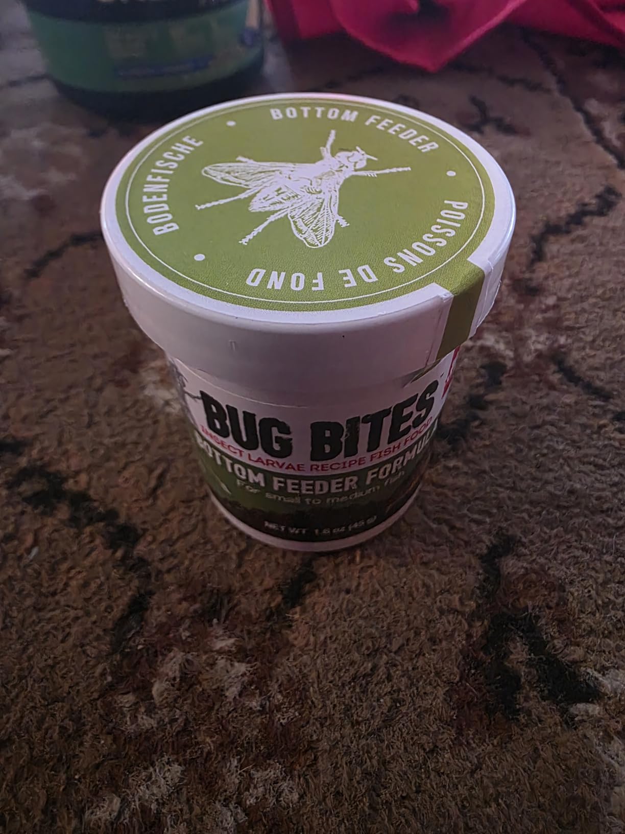 Fluval Bug Bites Bottom Feeder Fish Food, Granules for Small to Medium Sized Fish, 1.60 Oz., A6586 customer photo 2