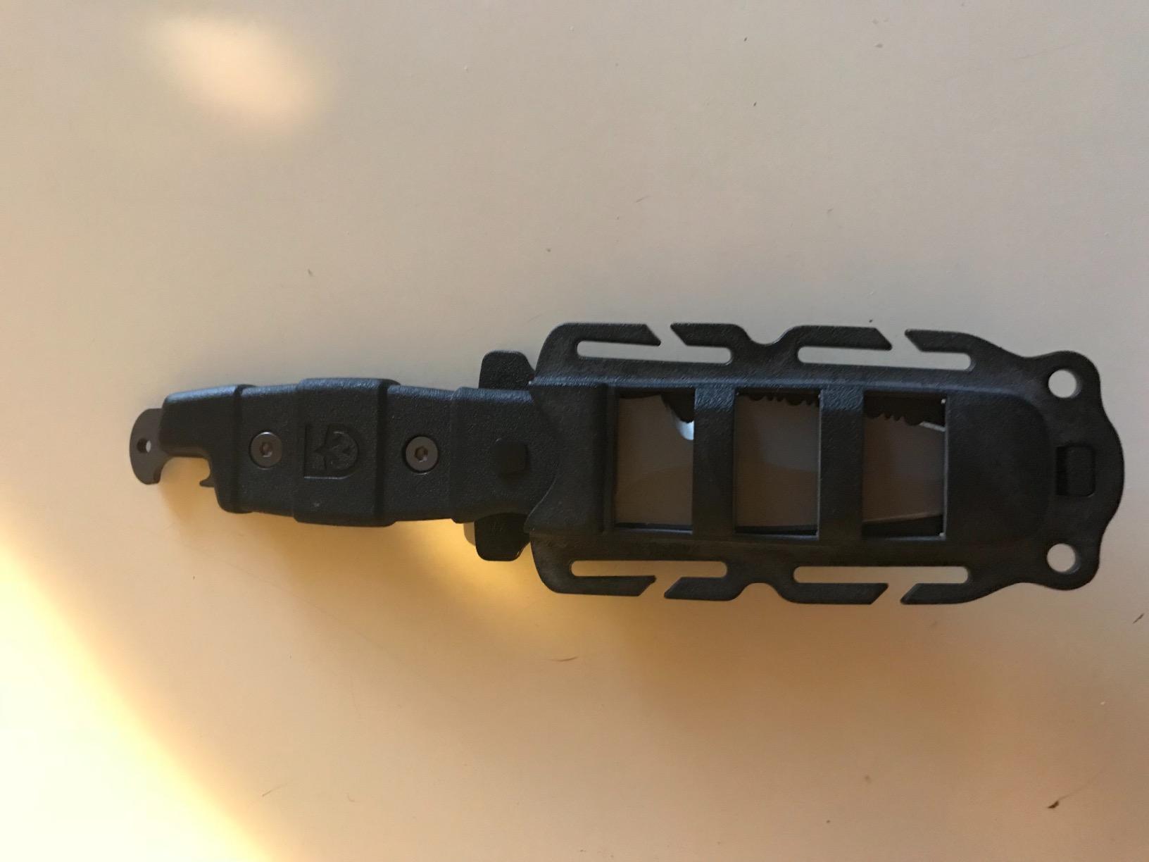 GEAR AID Akua Blunt Tip Paddle Knife with Serrated Blade and Quick Release Sheath, Titanium-Coated 3 inch Blade customer photo 1