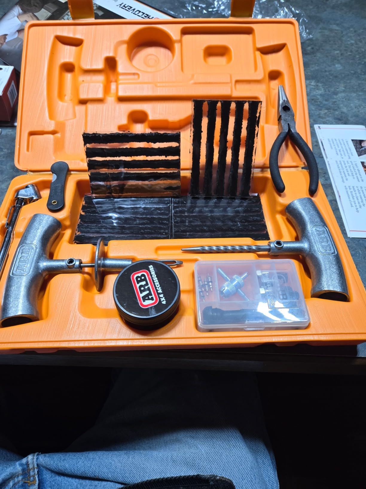 ARB 10000011 Speedy Seal 2 - Universal Heavy Duty Tire Repair Kit For Car, Truck, RV, Jeep, ATV, Motorcycle, Tractor, Trailer. Flat Tire Puncture Repair Kit Fix Punctures and Plug Flats 50 String Plug customer photo 1