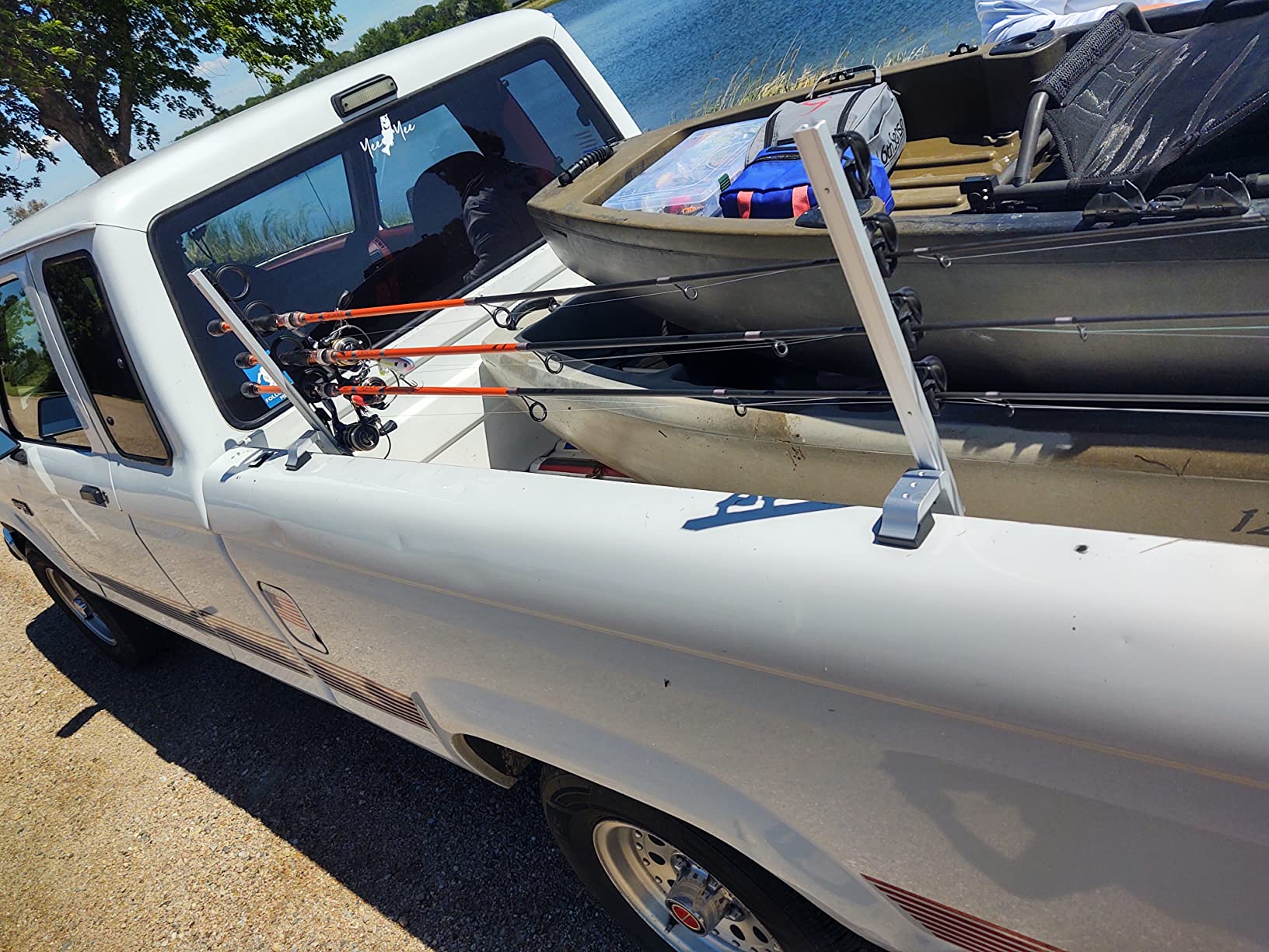Brocraft Aluminum Clamp on Rod Holder for Truck or Boat / Truck Bed Rod Holder customer photo 2