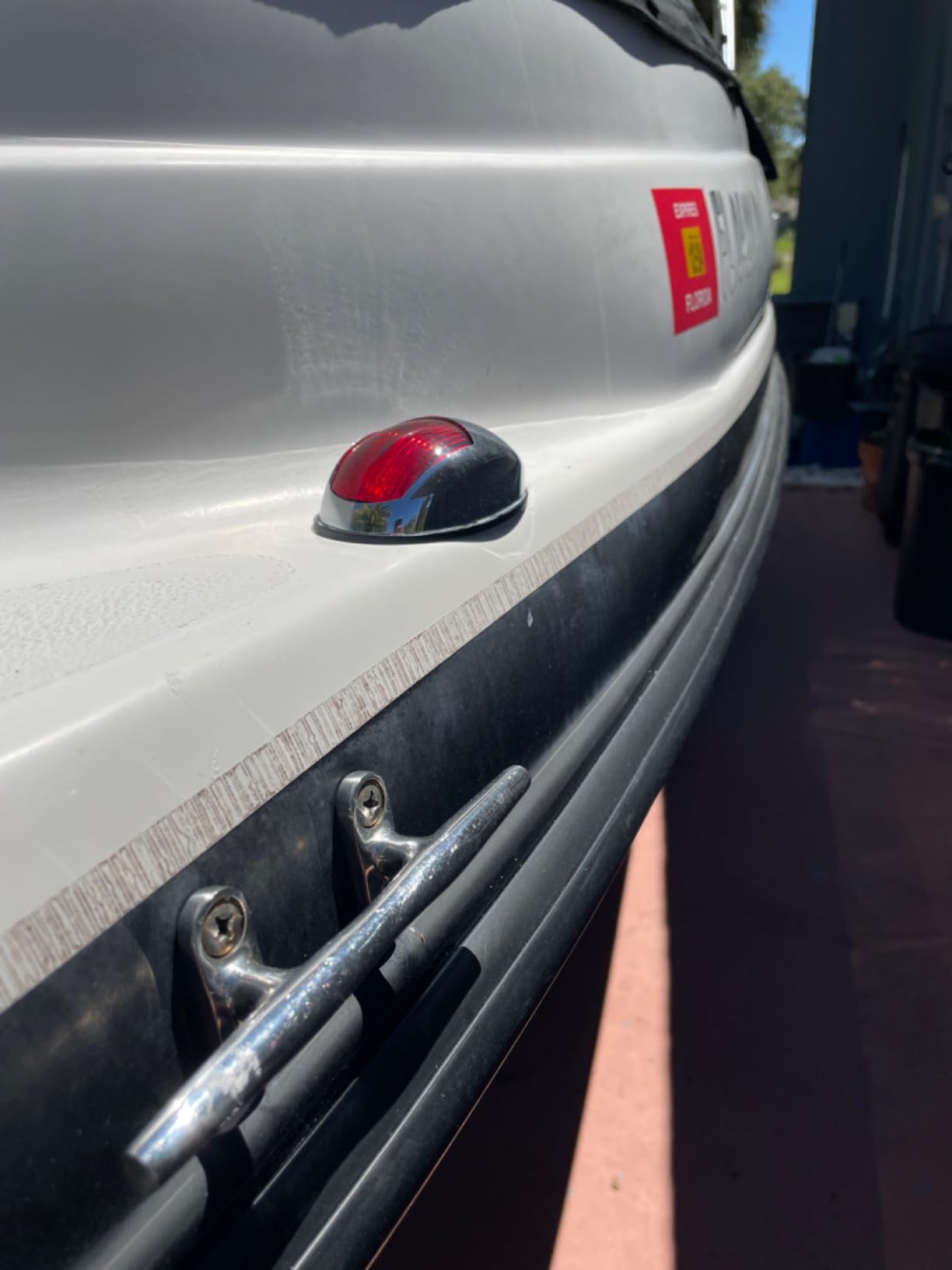Obcursco LED Boat Navigation Lights, Red and Green Vertical Mount Bow Light, IP67 Waterproof customer photo 2