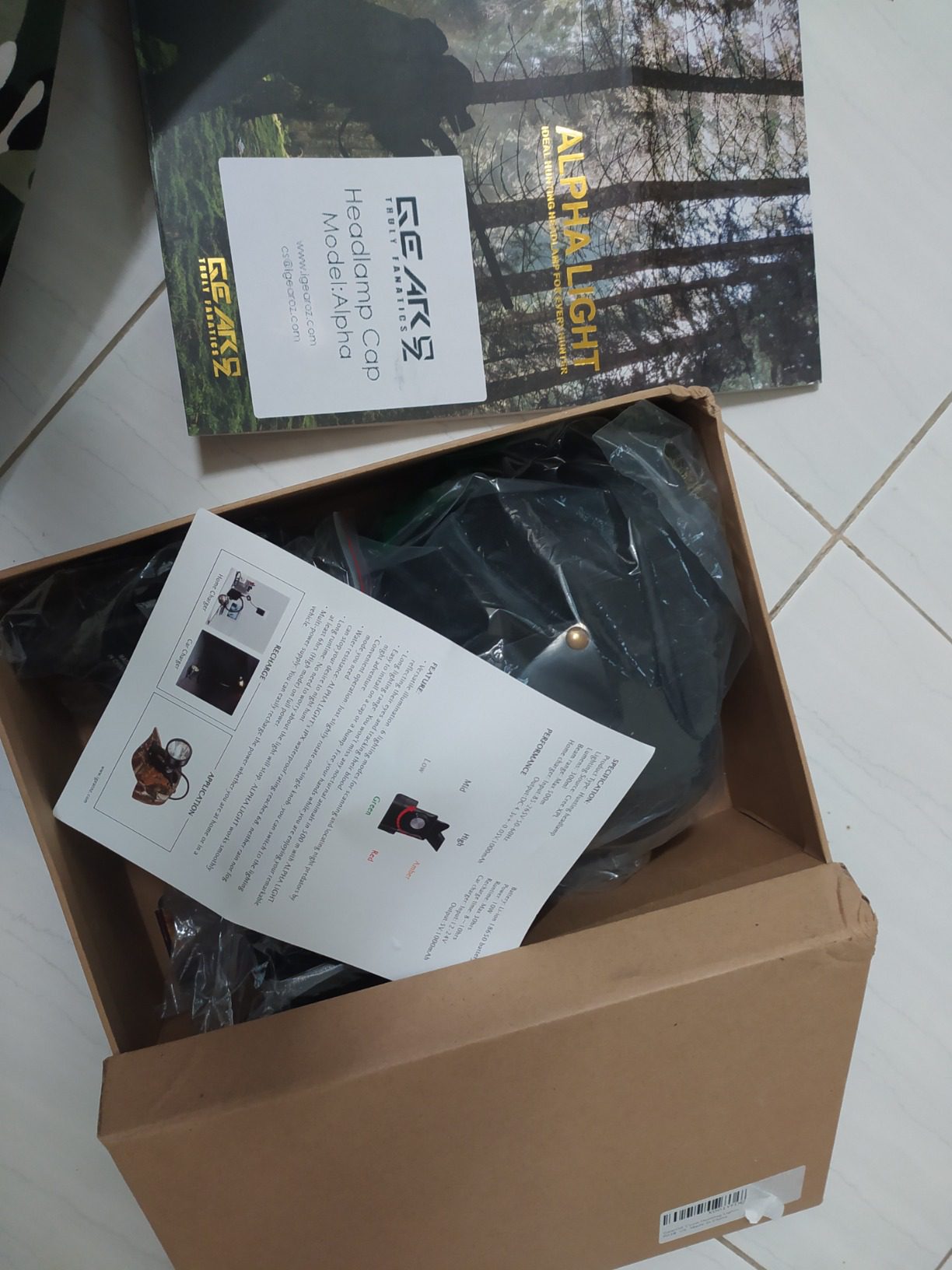 10W Coon Hunting Lights, 45000 Lux Rechargeable Hunter Headlamp | IPX5 Waterproof, Rechargeable, 6 Lighting Modes, 4 Powerful LEDs, Coyotes/Hog/Predators Headlights, Night Working, Miner customer photo 2