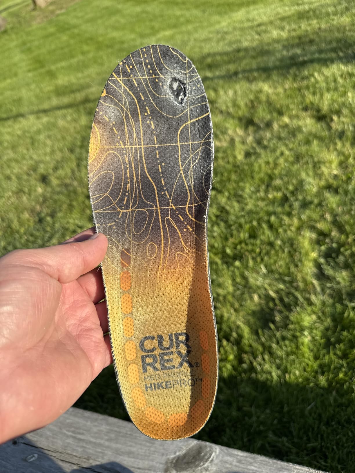 CURREX HikePro Insoles for Hiking Boots & Shoes - Shock Absorbing Inserts to Reduce Fatigue and Increase Performance customer photo 1