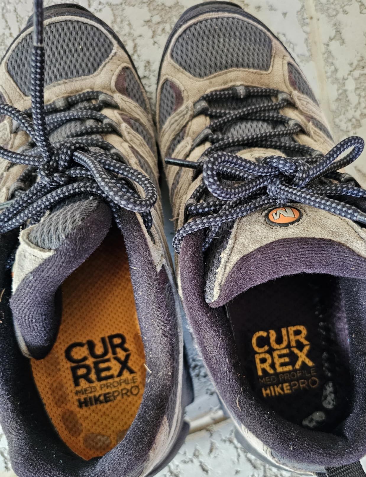 CURREX HikePro Insoles for Hiking Boots & Shoes - Shock Absorbing Inserts to Help Reduce Fatigue and Increase Performance - Anti-Slip Heel Surface for Stability - for Men & Women - Medium Arch, Small customer photo 2