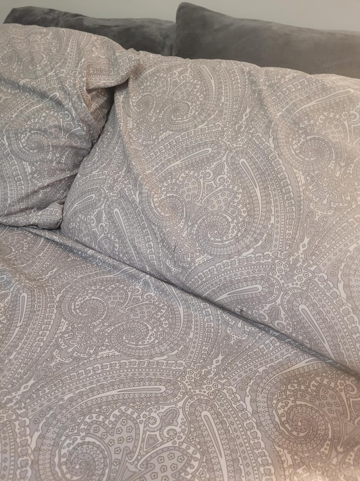 1500 Supreme Collection Extra Soft RV Short Queen Sheets Set, Gray - Luxury Bed Sheets Set with Deep Pocket Wrinkle Free Hypoallergenic Bedding, Over 40 Colors, RV Short Queen Size, Gray customer photo 1